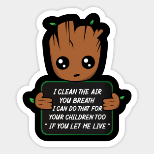 Groot's Massage Sticker